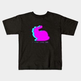 Vaporwave Bunny Kids T-Shirt